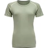 Devold - Women's Lauparen Merino 190 Base Tee - Merino-ondergoed S, olijfgroen