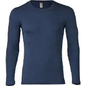 Engel - Shirt L/S - Merino-ondergoed 46/48, blauw