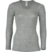 Engel - Women's Unterhemd L/S - Merino-ondergoed 42/44, grijs