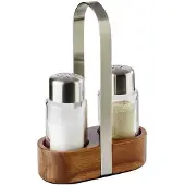 Aps Peper & zout menage wood - 11 -5x5 -5xh17 cm