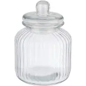 Assheuer & Pott Voorraadpot - Bewaarpot - Glas - Ø 17 cm - Ø 9 cm - Vaatwasserbestendig - Breukvast