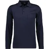 Ragman Shirt 'Basic' donkerblauw