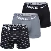Nike Underwear Boxershorts grijs / zwart / wit
