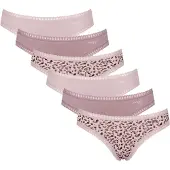 Sloggi Slip bruin / rosa