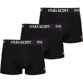 Lyle & Scott 3-pack zwembroeken in zwart