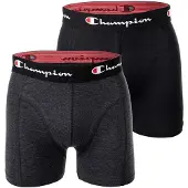 Champion Boxershorts grijs gemêleerd / rood / zwart / wit