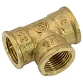 Goldenship Messing Vrouw T Pijpverbinding: