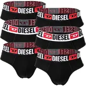 Diesel Slip rood / zwart / wit