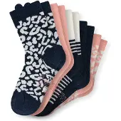 Schiesser Sokken ' "Leo" ' navy / rosa / wit