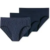 Schiesser Slip '95/5' blauw / donkerblauw / wit