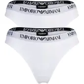 Emporio Armani String zwart / wit