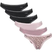 Sloggi String bruin / sering / mauve / zwart