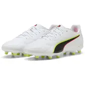 Puma Voetbalschoen 'KING 20 PLAY' geel / rood / zwart / wit