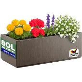 Casaria Bloempot Ethica Bruin plastic 80x36x36cm