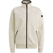 PME Legend Sweatshirt '- Sweat jacket with stand-up collar and zipper closure' beige