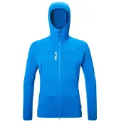 Millet - Fusion Grid Hoodie - Fleecevest XL, blauw