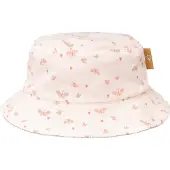 Fresk UV 50+ Zonnehoed voor kinderen 86 – Beschermende Reishoed – Hoofdbescherming Meisjes - Creme - Butterflies