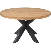 Starfurn Eettafel Dakota 140cm Rond Naturel