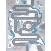 TT Home Kinderkamertapijt tapijt jongen meisje kinderkamertapijt baby antislip straat