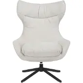 Starfurn Fauteuil Olivia - Off White Stof - 77x85x108cm