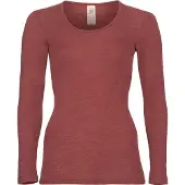 Engel - Women's Unterhemd L/S - Merino-ondergoed 42/44, rood