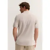 Bugatti Herren Poloshirt met katoenen structuur
