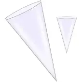 Packlinq Puntzak 25x46cm transparant - 250 stuks