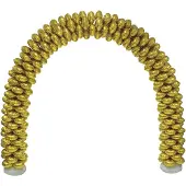 Funny fashion Ballonboog set met 70 stuks 17" folieballonnen, goud