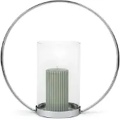 Zilverstad - Windlicht Elana zilver kleur - Moederdag cadeautip!