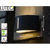 Lutec Wandlamp Bonn design antraciet