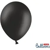 Party Deco Pastel Ballonnen Zwart (50st)