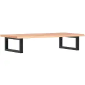 Syfax Badkamer wandschap staal en massief eikenhout
