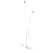 Lyora Witte leeslamp Mono met gouden binnenkant