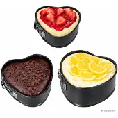 MamboCat 3-delige set springvorm zwart hart – 22277539