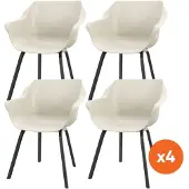 Hartman Set van 4 - Sophie Element dining kuipstoel - Zand (Special)