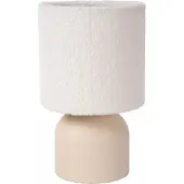 Lucide Tafellamp Woolly crème