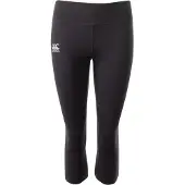 Canterbury Dames/Dames Vapodri Capri Legging (Jet Zwart)