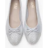 Forever & Always Copos Leren Strik Neus Ballerina