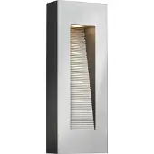 HINKLEY LED Wand Buitenlamp Luna | 8W 3000K 1120Lm 30 | IP44 | Dimbaar | Titanium