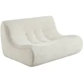 Sweeek Fauteuil corduroy 2 zitplaatsen Crème