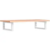 Syfax Badkamer wandschap staal en massief eikenhout