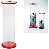 Super Merchant Serie - Pojemnik voor Gebruikte Batterijen - 17,5L - Acrylaatglas - Aantrekkelijk Ontwerp