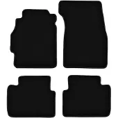 Super Merchant zwarte veloursmatten voor: Honda Civic VI hatchback 3-deurs (1995-2001)