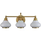 HINKLEY LED Badkamerarmatuur Ainsley | 3W 3000K 300Lm 830 | IP44 | Dimbaar | Brushed Brass