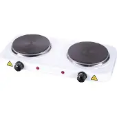 Esperanza Cotopaxi Serie - Vrijstaande elektrische kookplaat - 2000W - Przenośna - Wit