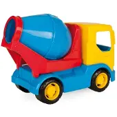 Wader Tech Truck Betoniarka 24,5 cm - Duurzaam Bouwvoertuig voor Kinderen