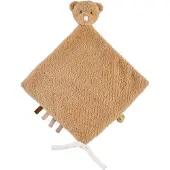 Nattou TEDDY Maxi Knuffeldoekje - Beer - 35 cm - Karamel