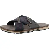 Mustang Herrenschuhe Hausschuhe Pantolette Blau Freizeit