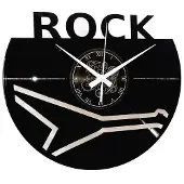 OEM Wandklok van vinyl, handgemaakt, voor liefhebbers van rockmuziek