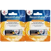 Lucovitaal 2x Neusinhaler Vrijer Ademen Spaanse Sinaasappel 1 gr